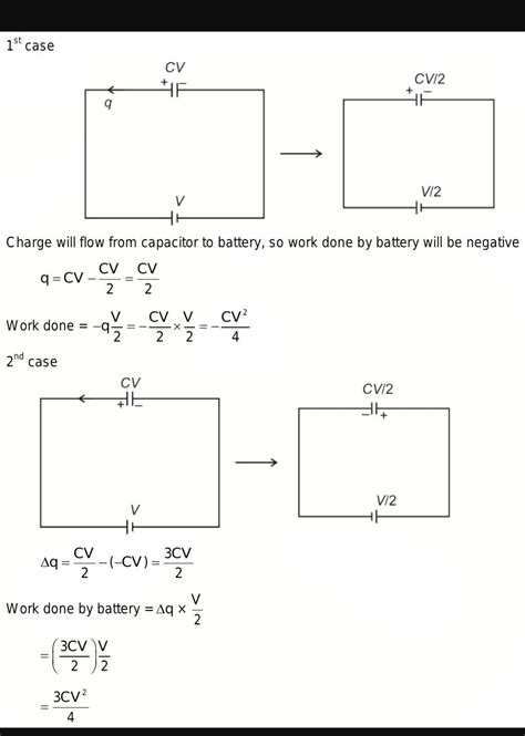 a capacitor of capacitance c charged upto potential v is connected with ...