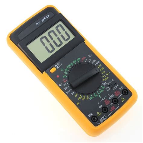 Shopee Branded Dt9205a Digital Multimeter Capacitance Multi Meter With ...