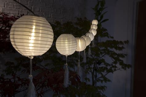 Image result for Lantern Style Outdoor String Lights