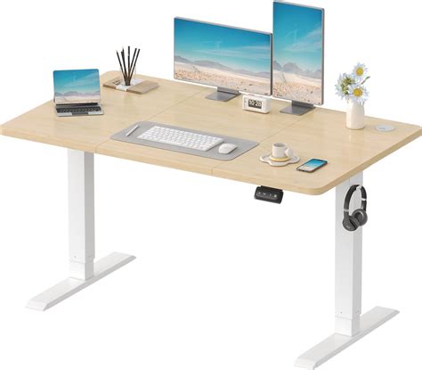 devoko height-adjustable electric desk with table India | Ubuy