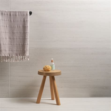 Nashville White 24x48 Travertine Look Matte Porcelain Tile | Floor and ...