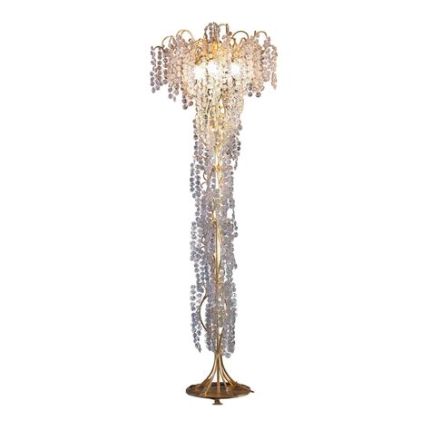 Stunning Gold Floor Lamp at 1stDibs