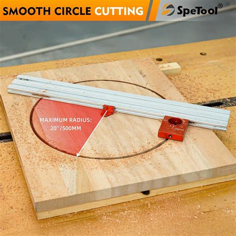 SpeTool Juice Groove Router Jig, 2-In-1 Adjustable Router Jigs and Templates - depth of juice groove
