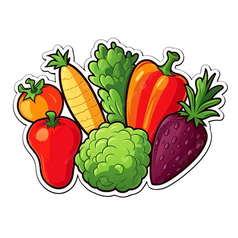 Fresh Fruit And Vegetables Clipart