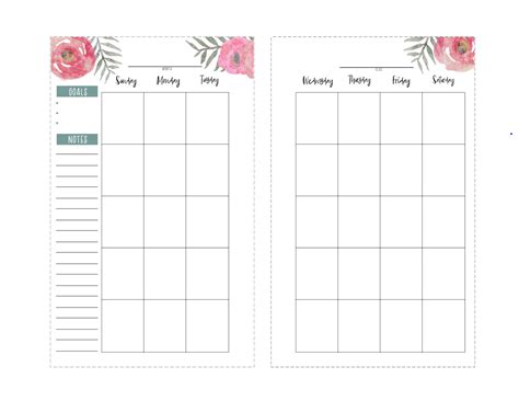 Happy Planner Free Printable - Printable Calendars AT A GLANCE