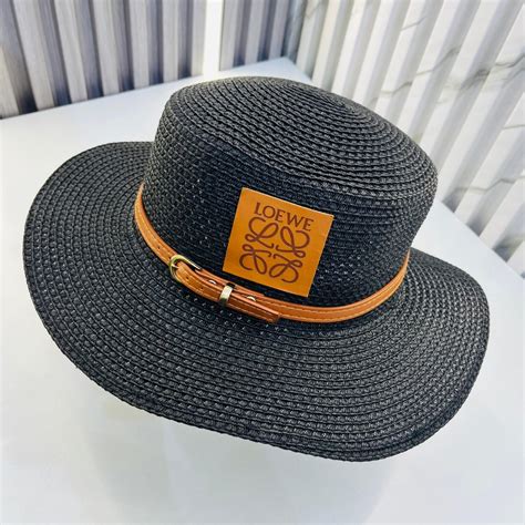 Loewe Unisex Black Beach Hat - TheLuxuryTag