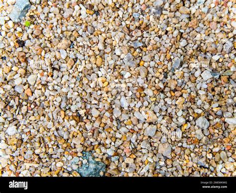 The texture of small gravel mixed with coarse sand Stock Photo - Alamy