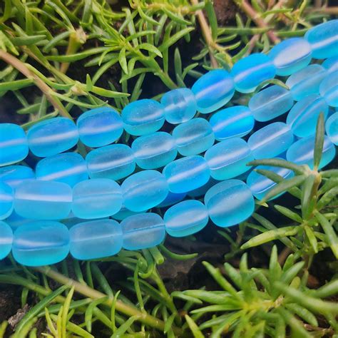 MYSTIC AURA QUARTZ TUMBLE BEADS, MATTE HOLOGRAPHIC BEADS 10-14 MM PPRO ...
