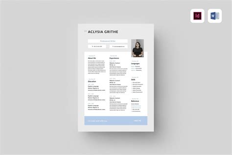 30+ Best InDesign Resume Templates (INDD CV Templates) | Design Shack