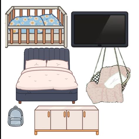 Paper Doll House Bedroom