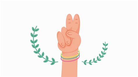 Image result for Peace Sign Animation