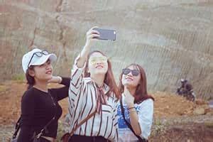 Three Woman Doing Some Selfie Poster Print Size 12x18 Inches : Amazon ...