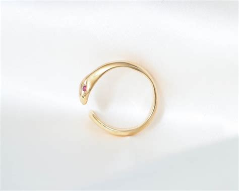 DANAE × MIHO MURAKAMI 【Naga】ring - Ruby(gold) | MIHO MURAKAMI