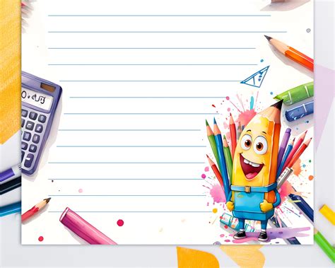 School Stationery Free Printable 的图像结果