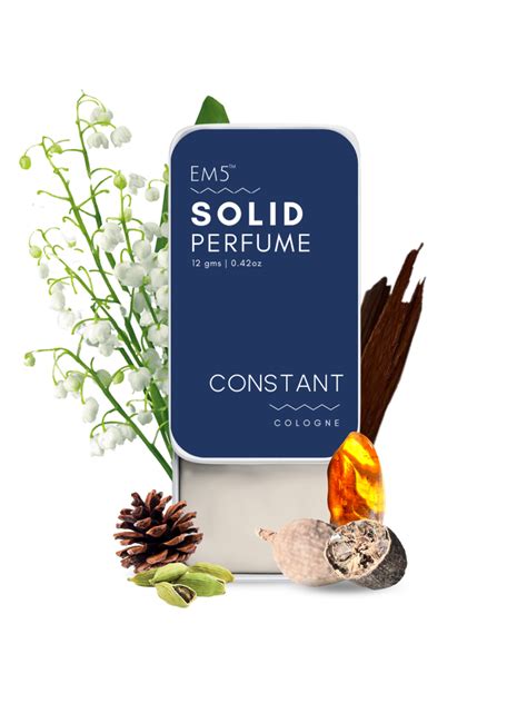 EM5™ Constant | Solid Perfume for Men | Alcohol Free | Strong and last ...
