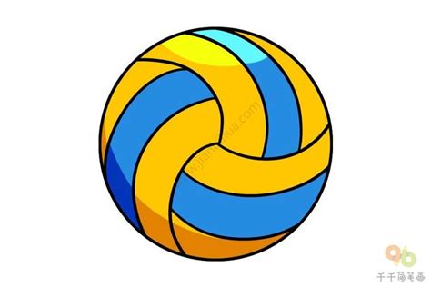 排球简笔画 的图像结果