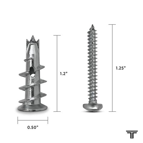 Titan Anchors | Zinc Self-Drilling Drywall Anchors