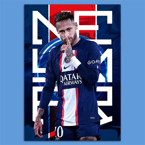 Neymar Silence Them Poster – Frame Kro