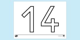 Number 11 Colouring Page | EYFS Eleven Colouring