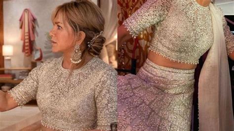 Jennifer Aniston dons Manish Malhotra lehenga in Murder Mystery 2; see ...