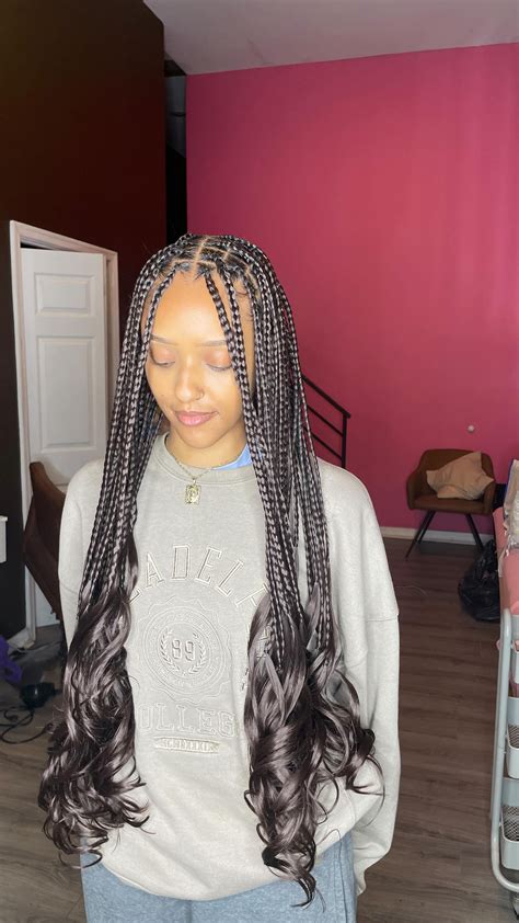 Boho french curl braids in 2024 | French curl, Braids, Curls