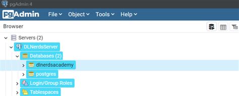 CreateDatabase in PostgreSQL 的图像结果