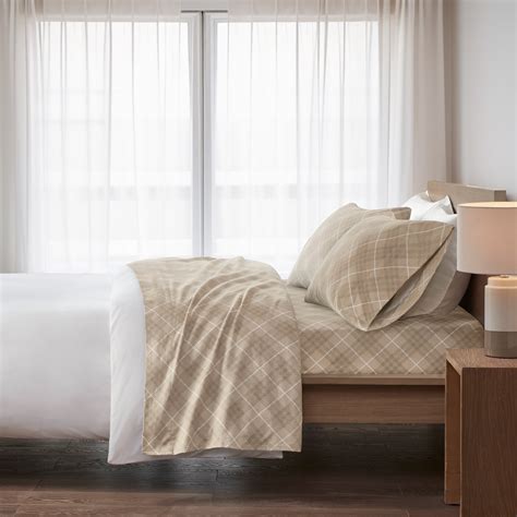 Twin XL Size Bed Sheets Set, 3-Piece Cozy Cotton Flannel Sheets Set ...