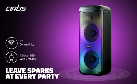 Artis BT914 60W Wireless Bluetooth Party Speaker with EQ Mode/FM/USB ...