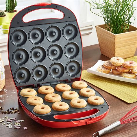 Vonshef 12 Mini Donut Electric Maker Kit Set at Ellie Roseby blog