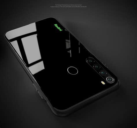 VAKU ® Xiaomi Redmi Note 8 Radium Glow Light Illuminated REDMI Logo 3D ...