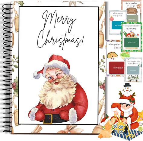 Christmas Gift Card Book,Merry Christmas Cards Books for College ...