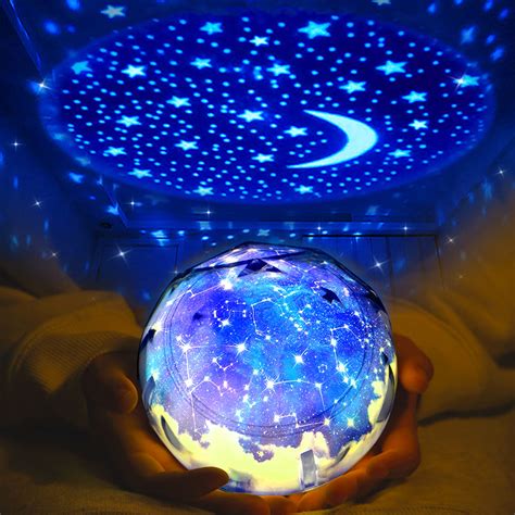Star Night Light for Kids, Universe Night Light Projection Lamp, Romantic Star Sea Birthday New ...