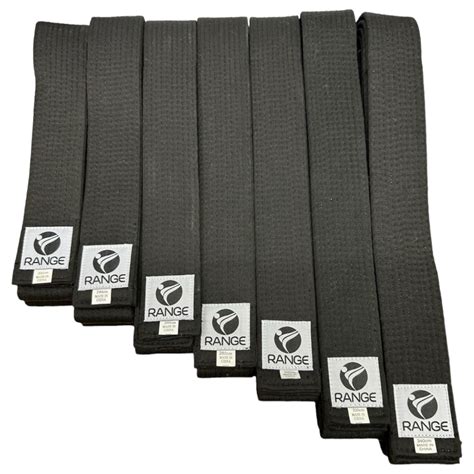 Range Sports Best Quality Martial Arts Black Belts | Martial Arts ...
