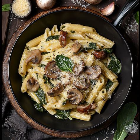 Spinach Mushroom Pasta