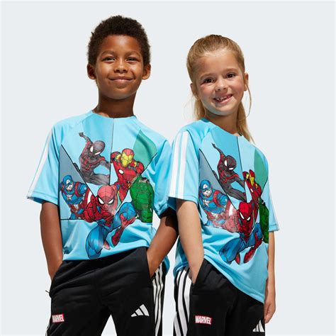 All products - ADIDAS MARVEL SPIDER-MAN T-SHIRT - Blue | adidas Egypt