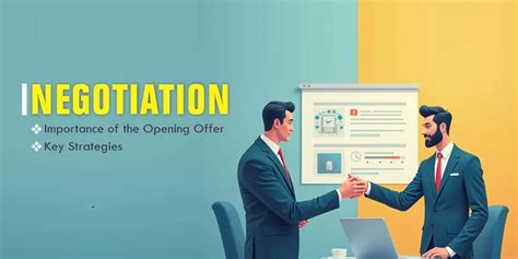 Negotiation: Importance of the Opening Offer | Key Strategies