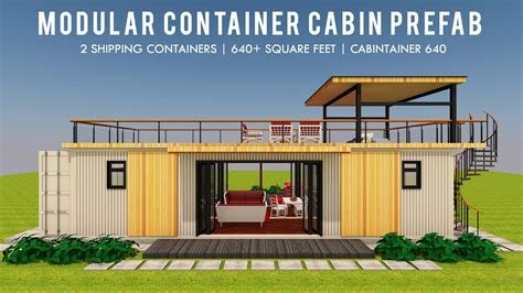 CABINTAINER 640 | Shipping Container Homes Floor Plans