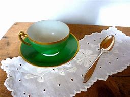 Image result for Noritake Tea Set Green and Gold with Azaila Flowers 4