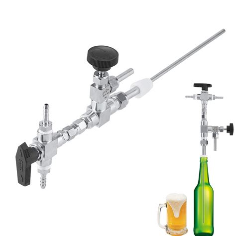 Buy TOPINCN Beer Bottle Filler Stainless Steel Counter Pressure Filler ...