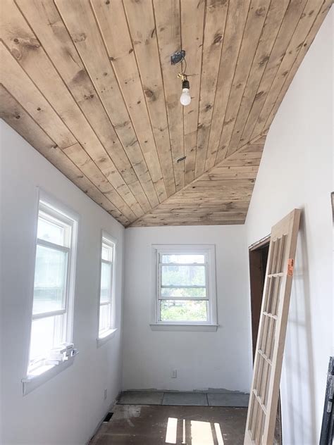 Staining Cedar Plank Ceiling at Gladys Starr blog
