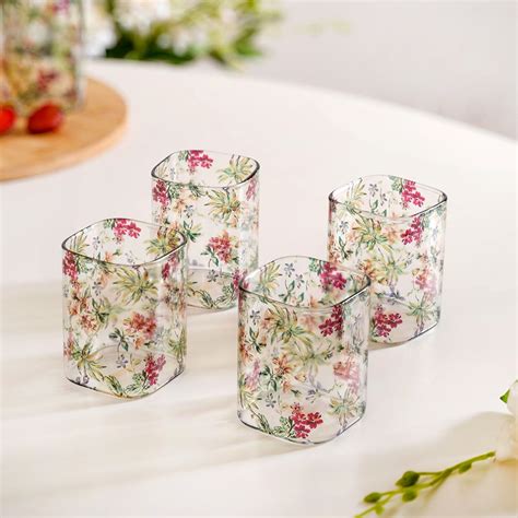 Springtime Borosilicate Cocktail Glassware Set Of 4 230ml Online ...
