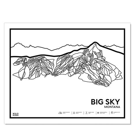 Big Sky Trail Map - Wyld & Roam