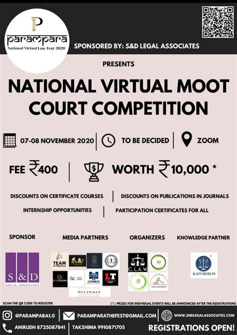 PARAMPARA’S VIRTUAL MOOT COURT COMPETITION : REGISTER NOW!!!