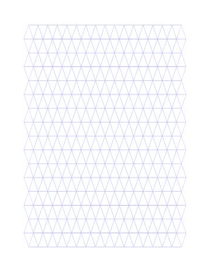 Fillable Online Half Inch Triangles Landscape Graph Paper Fax Email ...