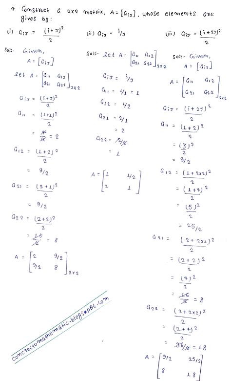 Image result for Class 12 Matrices Exercise 3.1