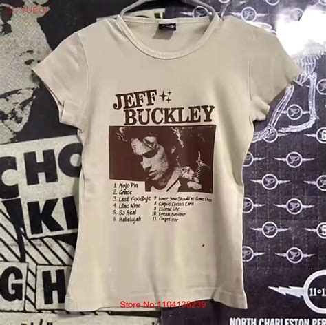 Jeff Buckley T-Shirt, Jeff Buckley White Boy Tour 1995 Music Tour ...