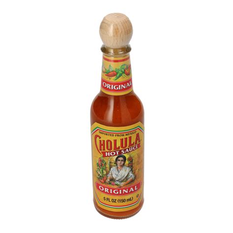 ORIGINAL HOT SAUCE CHOLULA 12/150ML - Corny Bakers