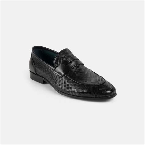 Buy J.Fontini Men Black Formal Moccasin Online | SKU: 14-1650-11-40 ...
