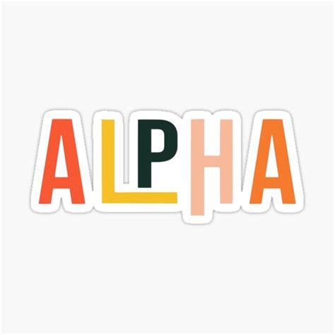 Alpha Sign Sticker 的图像结果