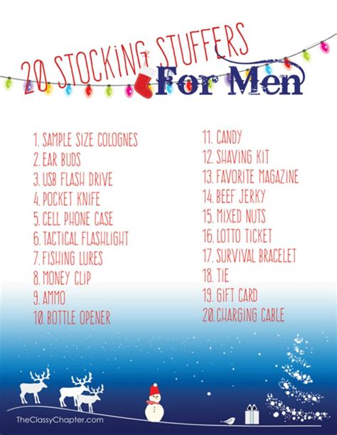Unique Stocking Stuffer Ideas for Him - The Classy Chapter | Boyfriend ...